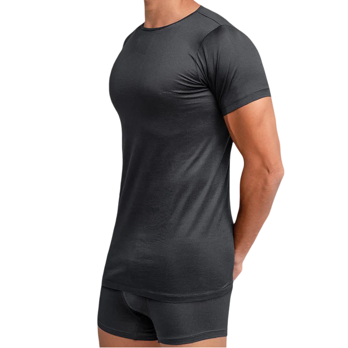 Cottonil Mercerise'® Men Round Neck Half Sleeves Undershirt