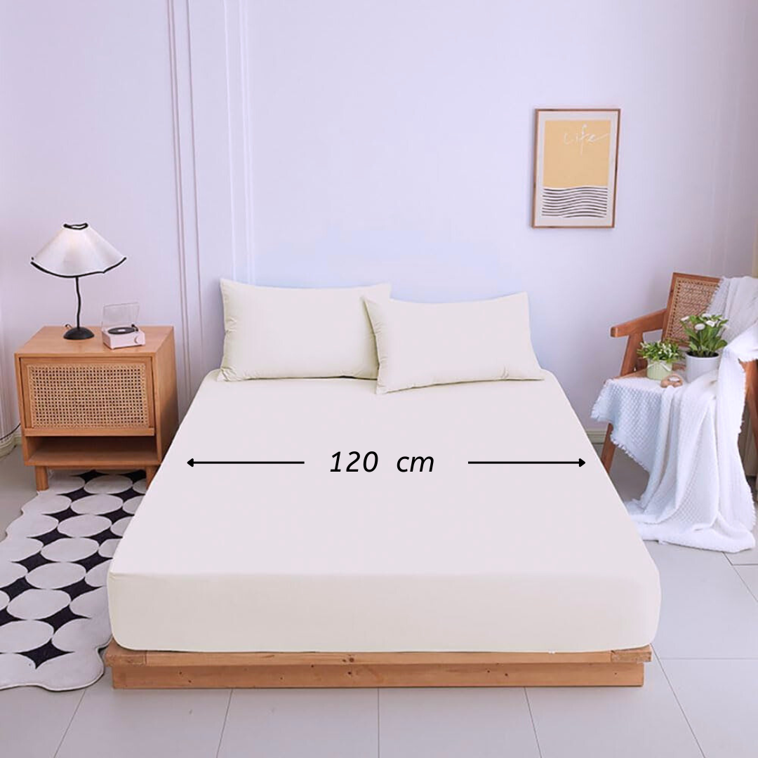 Comfy® Deluxe Microfiber Fitted Bed Sheets 3-Pieces Set - 120 cm