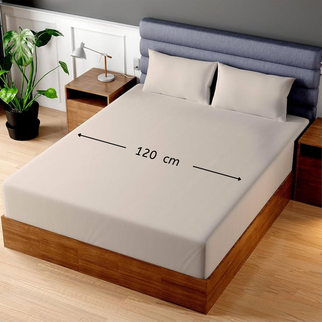 Comfy® Deluxe Microfiber Fitted Bed Sheets 3-Pieces Set - 120 cm