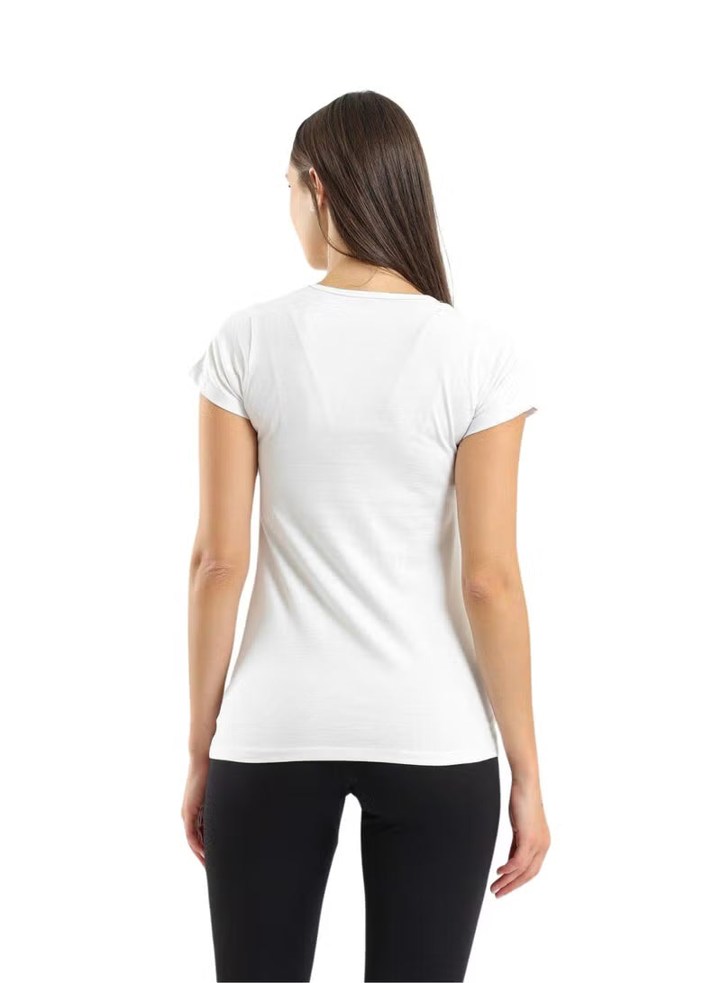 Kalia® Women "Crew Neck" Half Sleeves Top