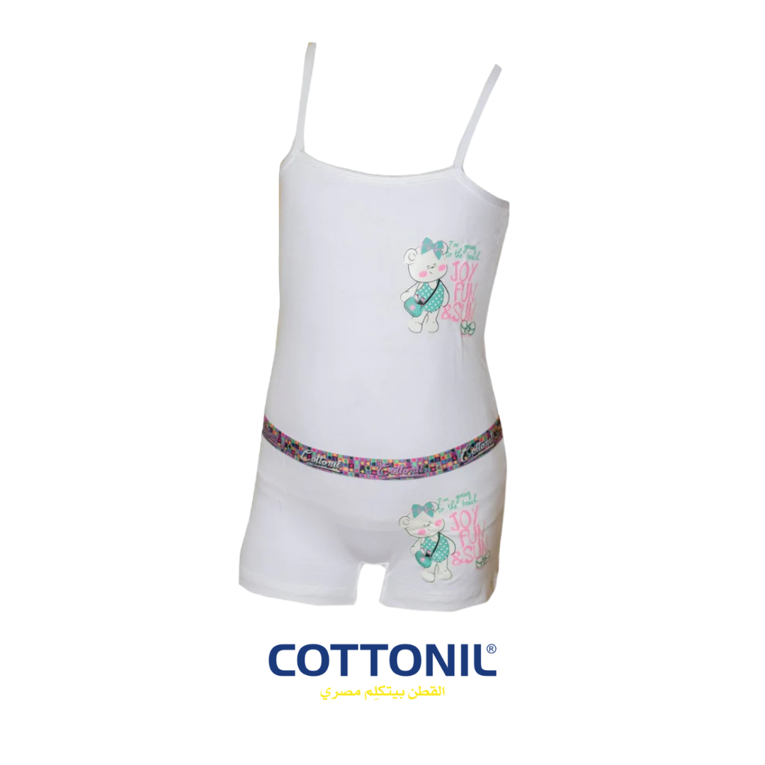 Cottonil® Girls Underwear Set "Spaghetti Strap Tank Top & Hot Short"