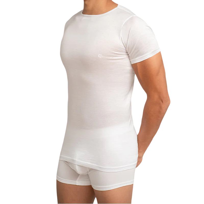 Cottonil Mercerise'® Men Round Neck Half Sleeves Undershirt