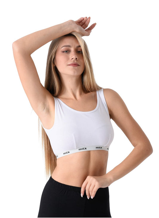 Milk® Sports Bra "Non Padded" Wide Strap