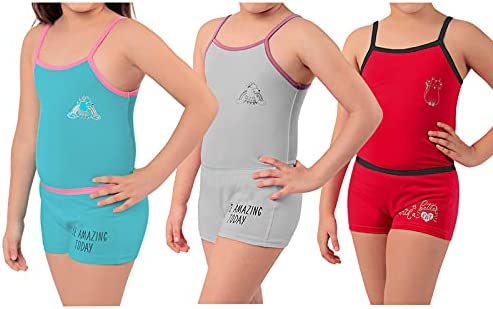 Cottonil® Girls Underwear Set "Spaghetti Strap Tank Top & Hot Short"