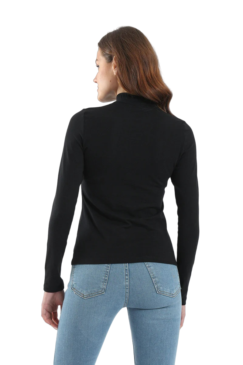 Karma® Women "High" Neck Long Sleeves Top