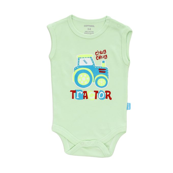 Cottonil® Baby Cut Sleeves Printed 3-Pack Onesies