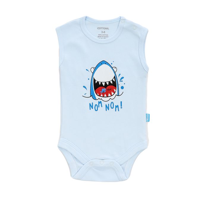 Cottonil® Baby Cut Sleeves Printed 3-Pack Onesies
