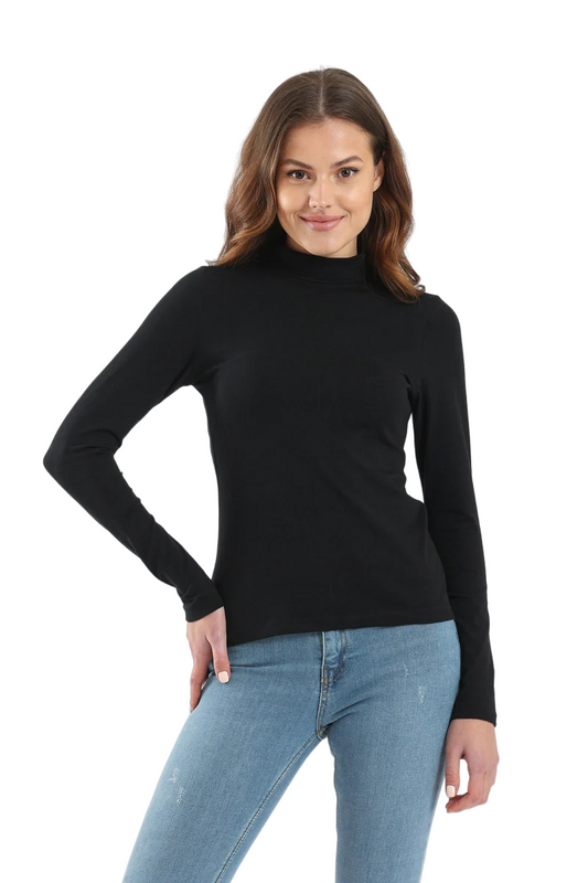 Karma® Women "High" Neck Long Sleeves Top
