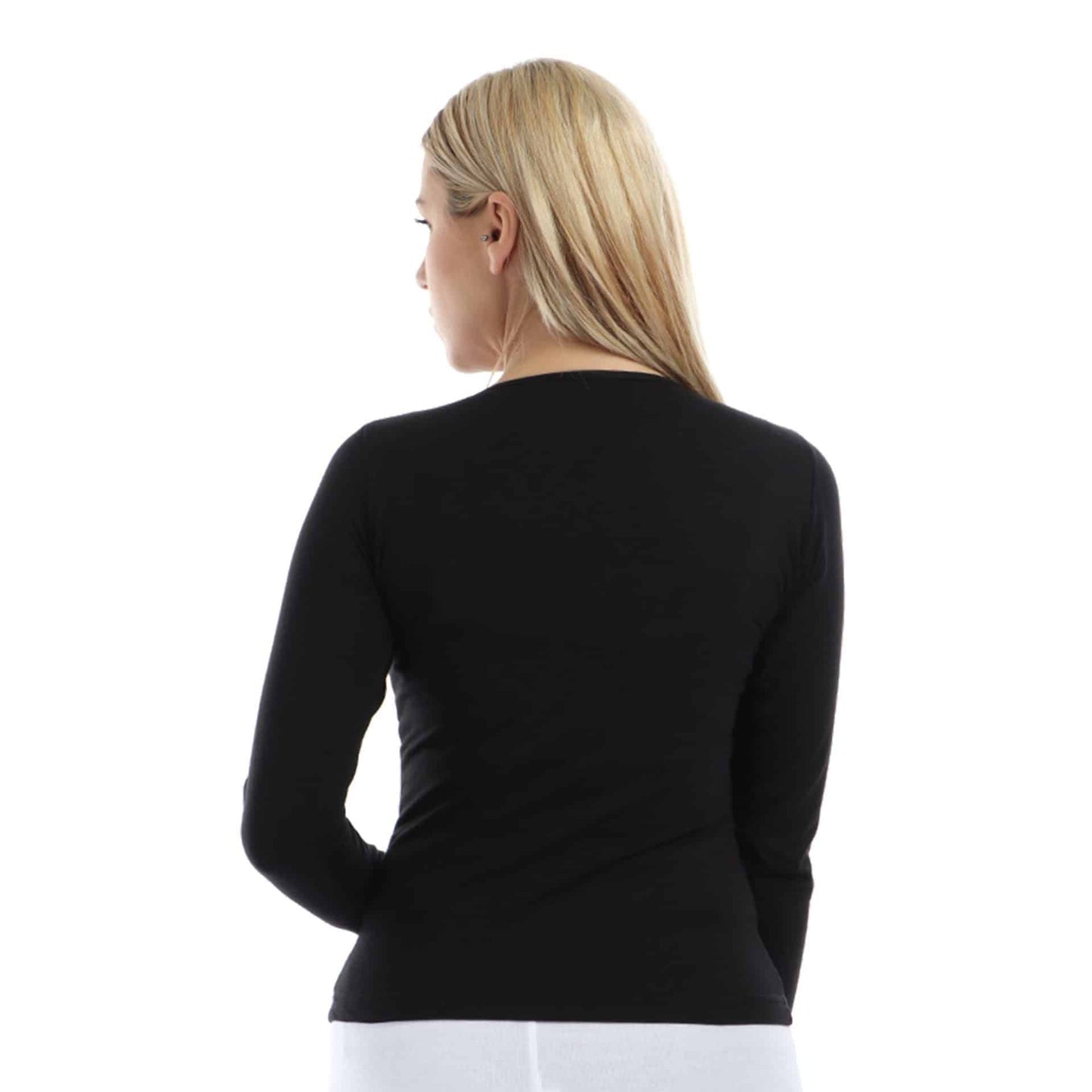 Cottonil® Women Crew Neck Long Sleeves Top