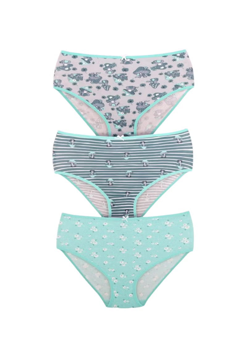 Karma® Women Briefs (Thin Waistband) 3-Pack Printed Designs