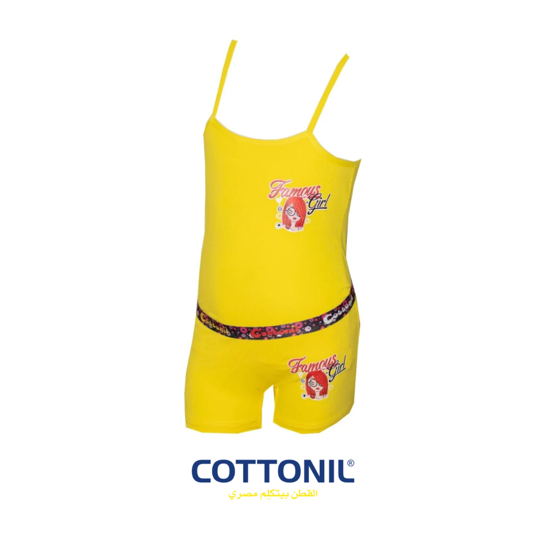 Cottonil® Girls Underwear Set "Spaghetti Strap Tank Top & Hot Short"