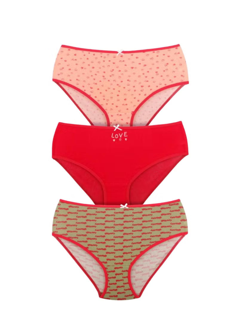 Karma® Women Briefs (Thin Waistband) 3-Pack Printed Designs