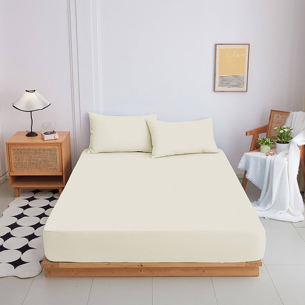 Comfy® Deluxe Microfiber Fitted Bed Sheets 3-Pieces Set - 120 cm