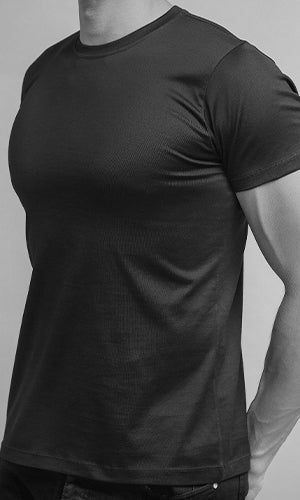 Cottonil Mercerise'® Men Round Neck Half Sleeves Undershirt