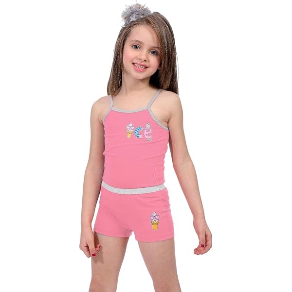 Cottonil® Girls Underwear Set "Spaghetti Strap Tank Top & Hot Short"