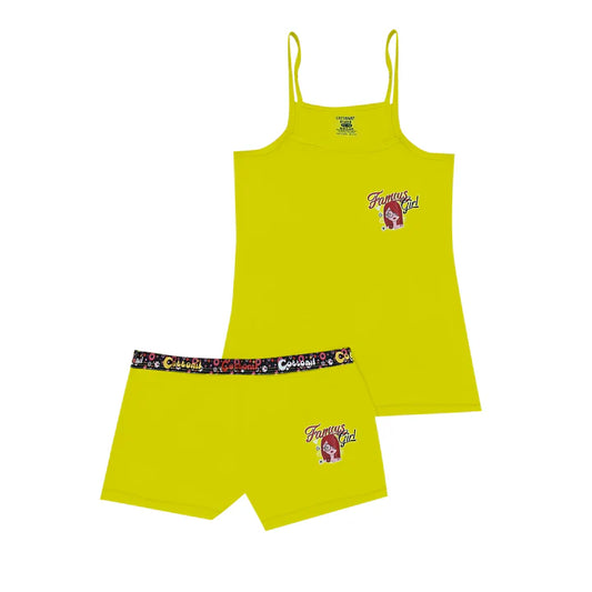 Cottonil® Girls Underwear Set "Spaghetti Strap Tank Top & Hot Short"