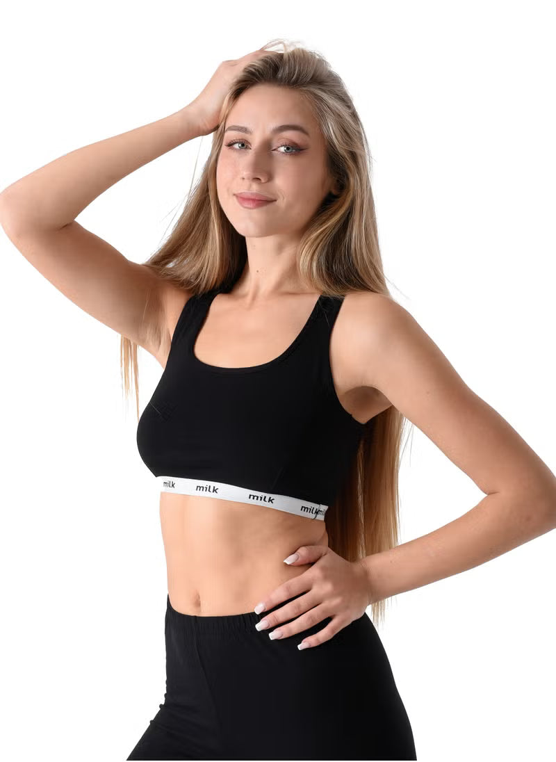 Milk® Sports Bra "Non Padded" Wide Strap