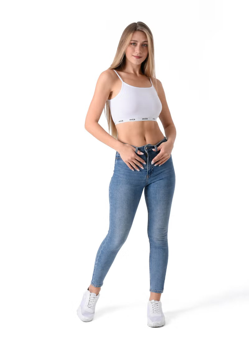 Milk® Sports Bra "Non Padded" Spaghetti Strap