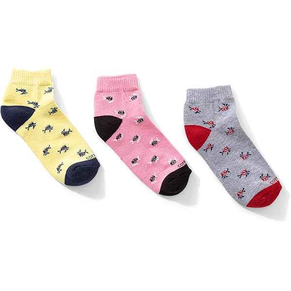 Cottonil® Women Quarter High Cut Multicolored Socks