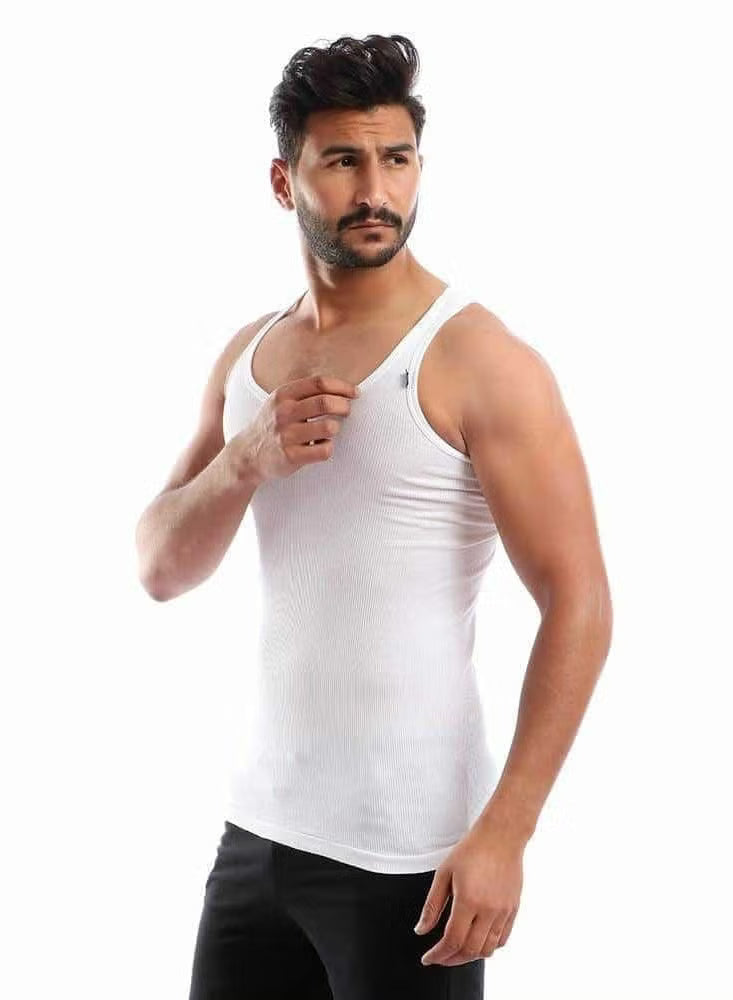 Cottonil® Men Cut Sleeves Undershirt White (100% Cotton)