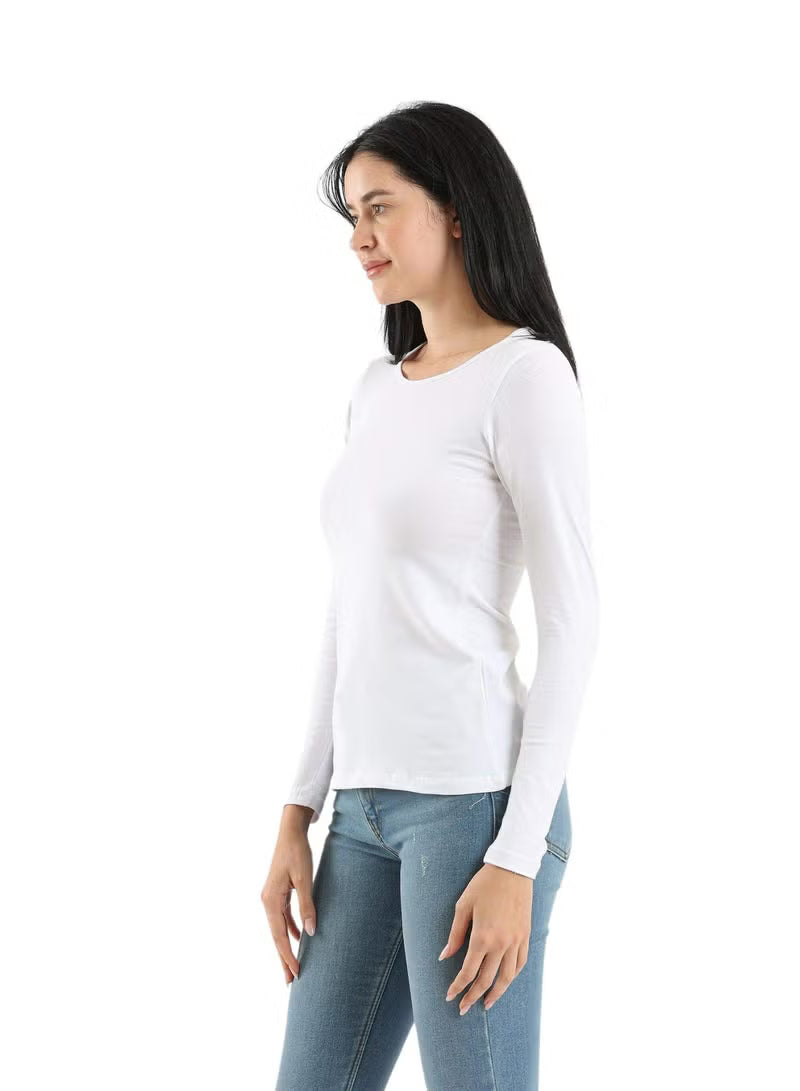 Kalia® Women "Round Neck" Long Sleeves Top