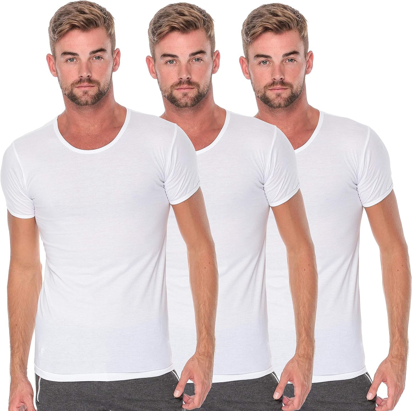 Cottonil® Men Half Sleeves Undershirt White (100% Cotton)