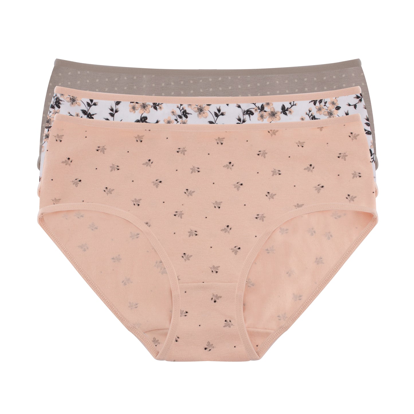 Milk® Women Midi 3-Pack Printed Design