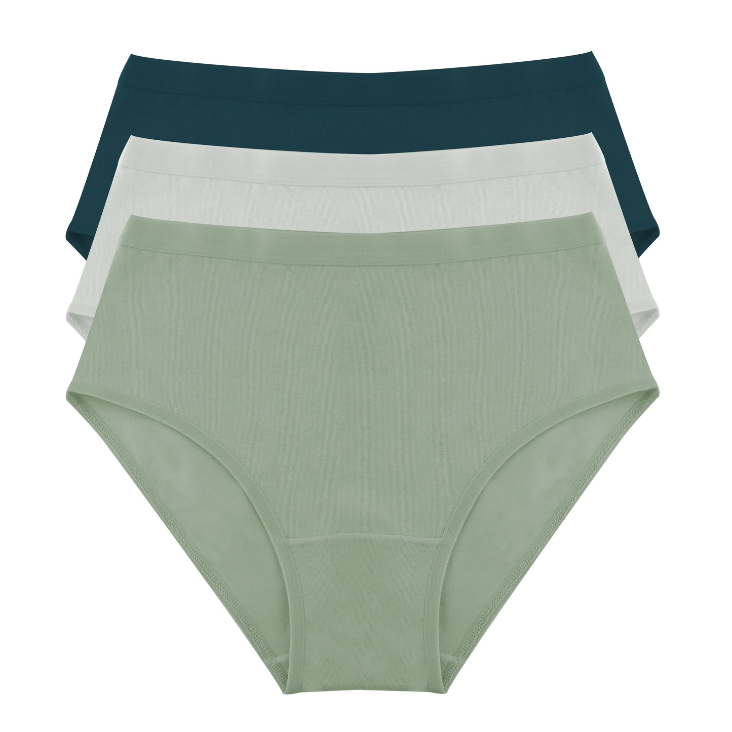Milk® Women Briefs 3-Pack Basic Solid Colors