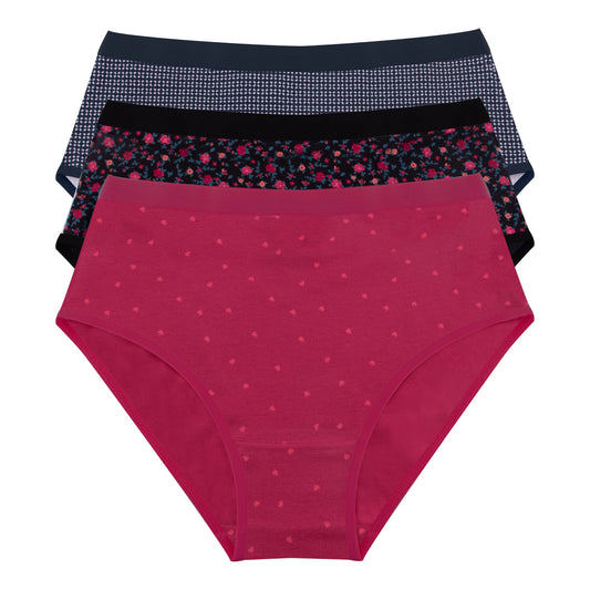 Milk® Women Briefs 3-Pack Printed Design