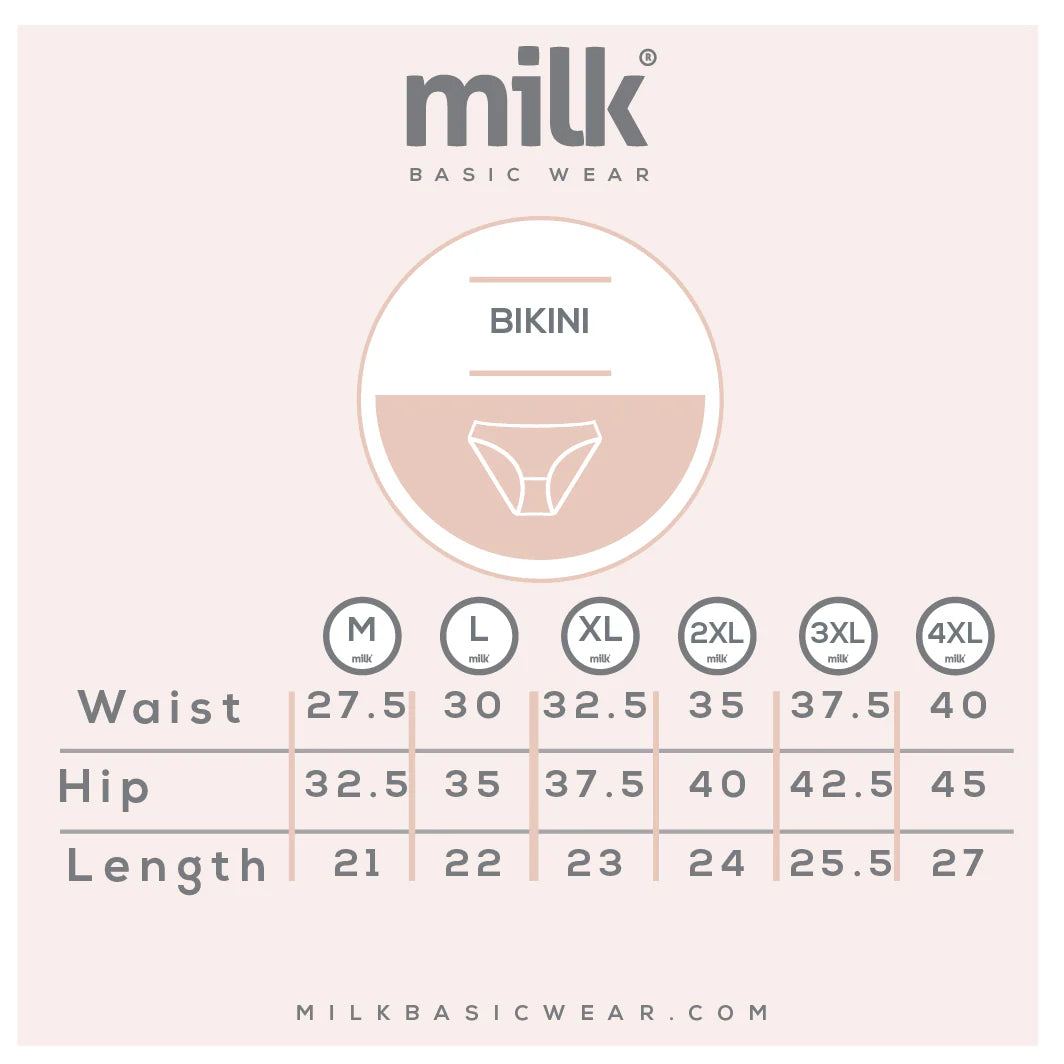 Milk® Women Bikini 3-Pack Basic Solid Colors