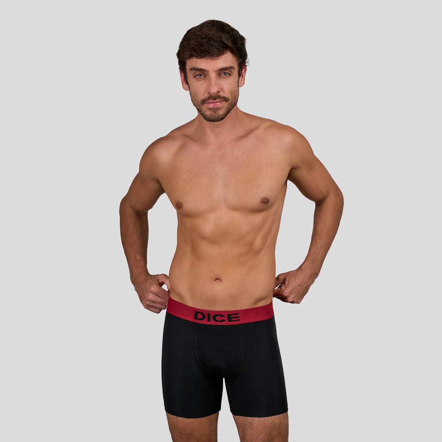 Dice Men Boxer Long Pack of 3 Different Colors