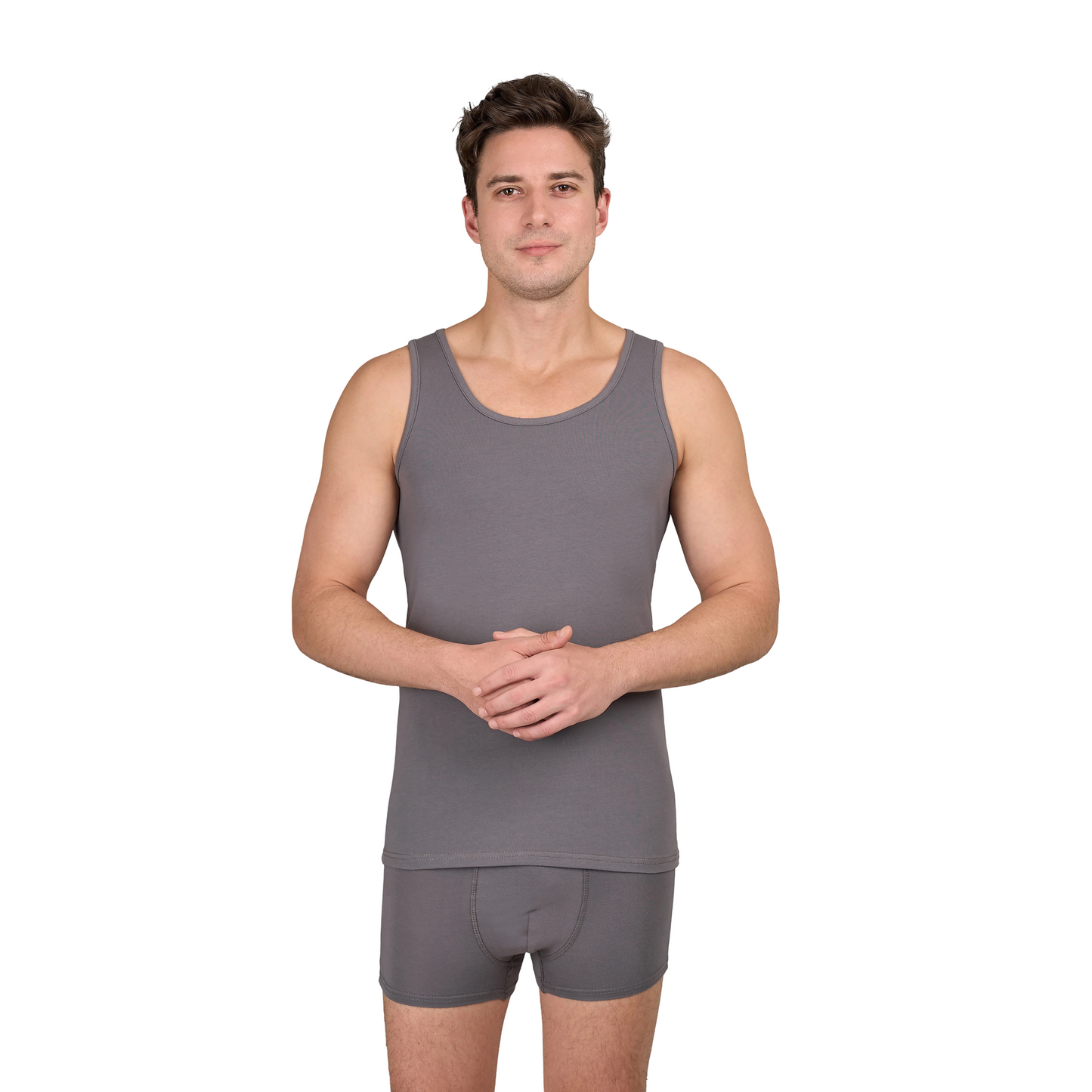 Dice® Men Cut Sleeves Colored Undershirt (100% Cotton)