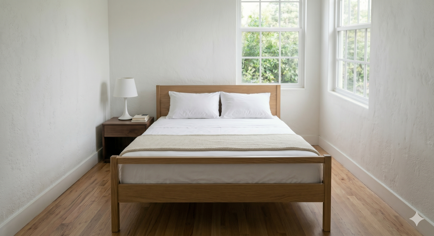 Deluxe PERCAL Cottn Flat Bed Sheets Set (5 Pieces )