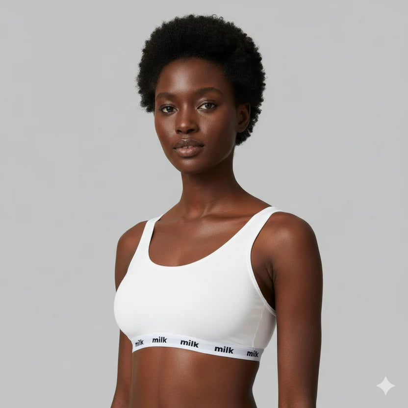 Milk® Sports Bra "Non Padded" Wide Strap