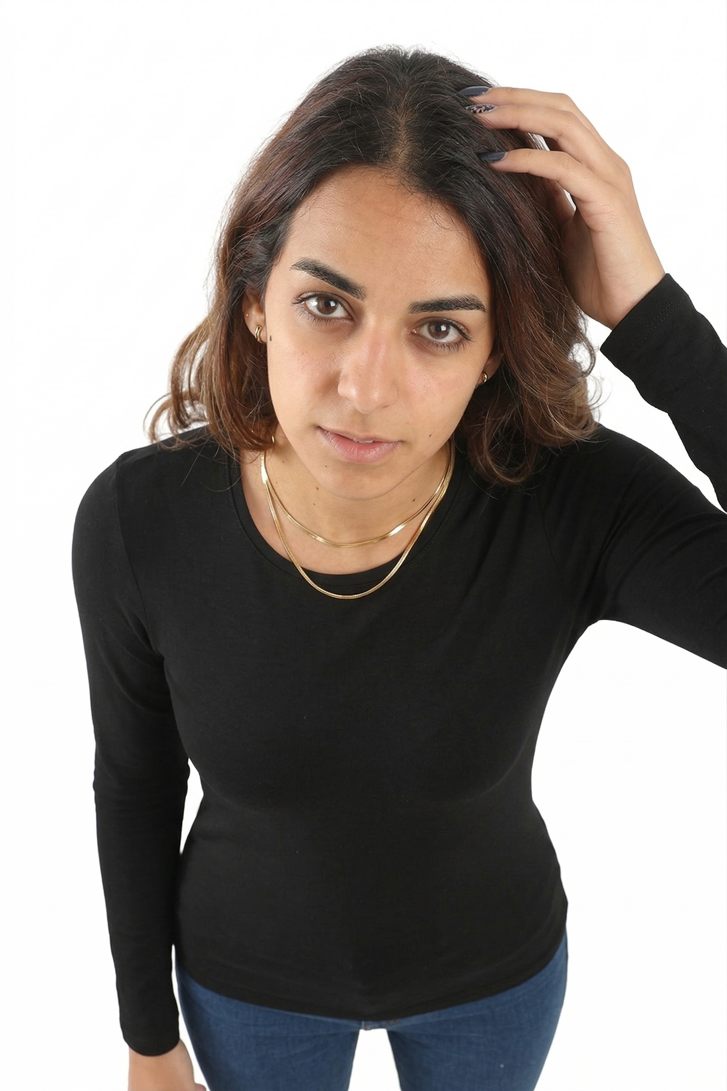 Karma® Women "Crew" Neck Long Sleeves Top