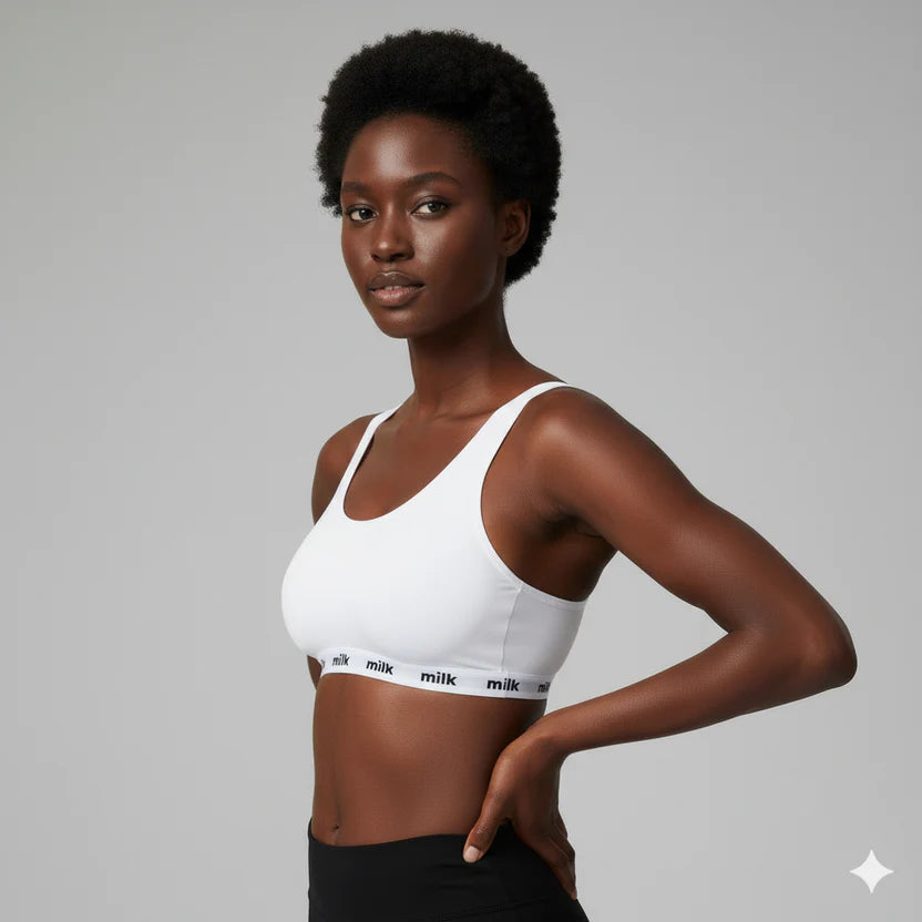 Milk® Sports Bra "Non Padded" Wide Strap