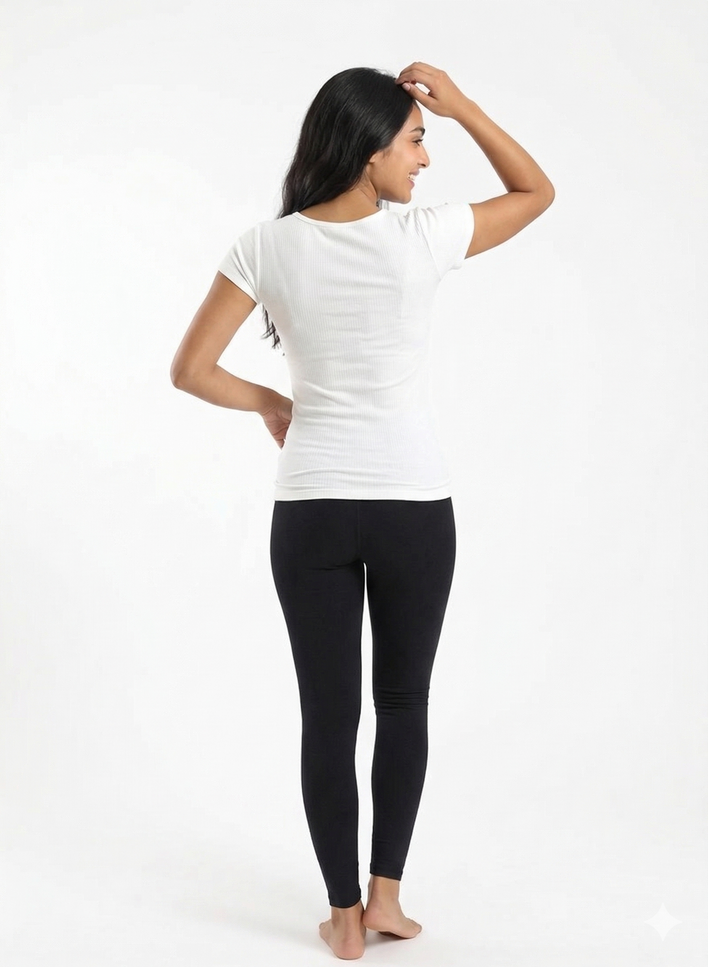Kalia® Women "Crew Neck" Half Sleeves Top