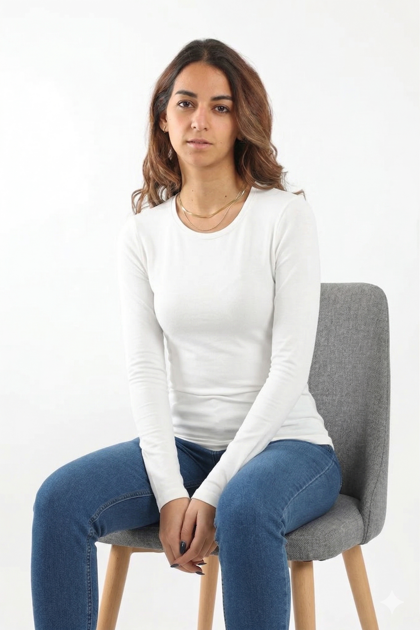 Karma® Women "Crew" Neck Long Sleeves Top