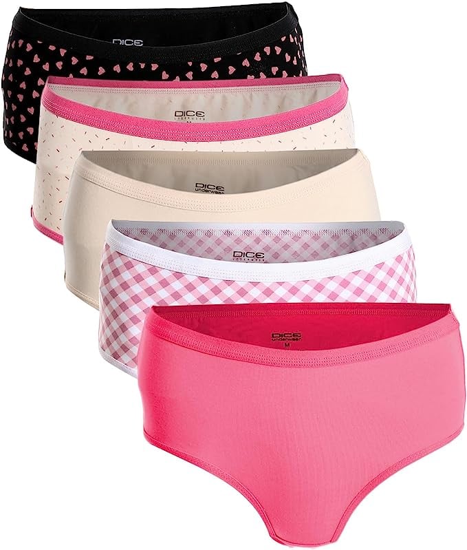 Dice® Women Underwear Pack of 5 Midi "Mix Colors"