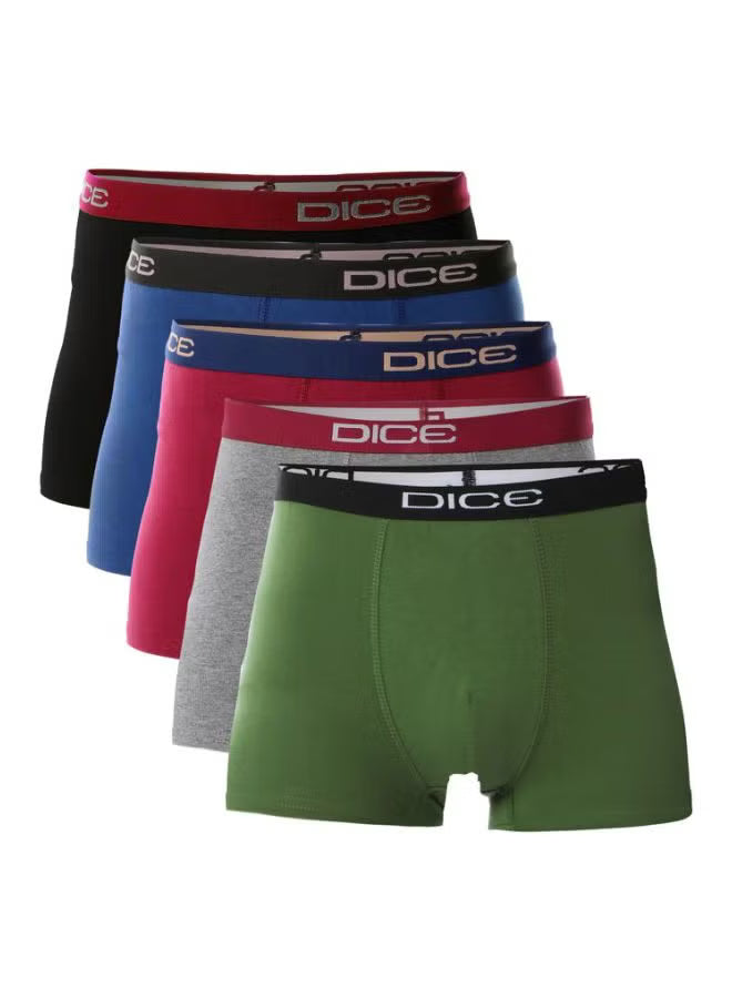 Dice® Men Basic Colored Boxer Briefs