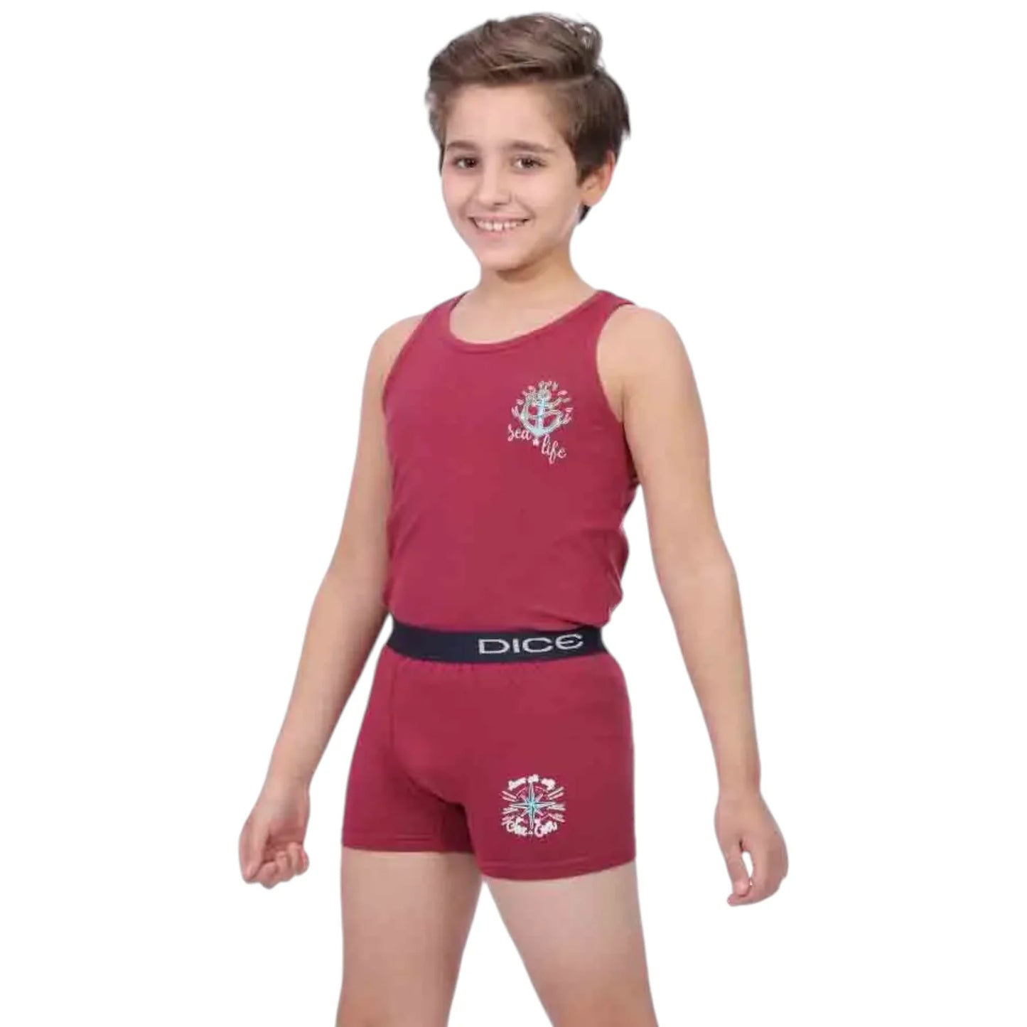 Dice® Boys Underwear Set "Cut Tank Top & Boxer"
