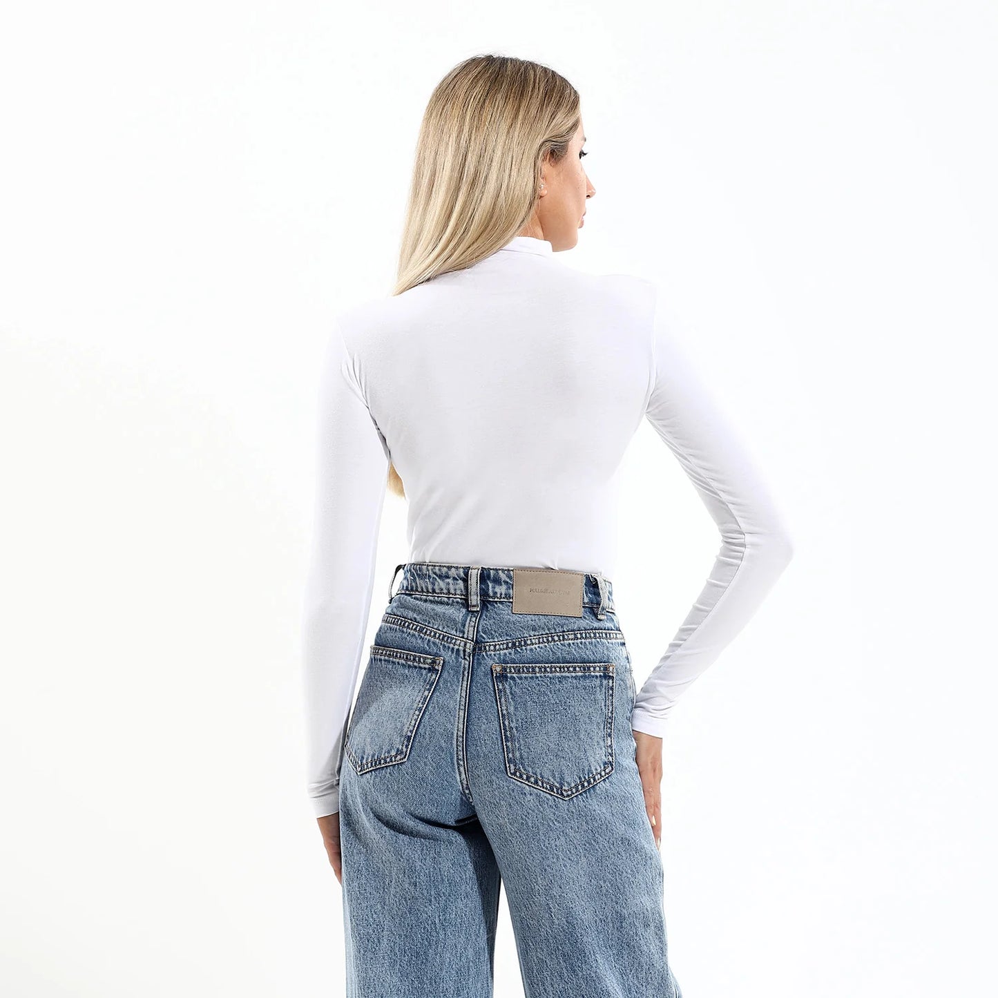 Cottonil® Women High Neck Long Sleeves Top