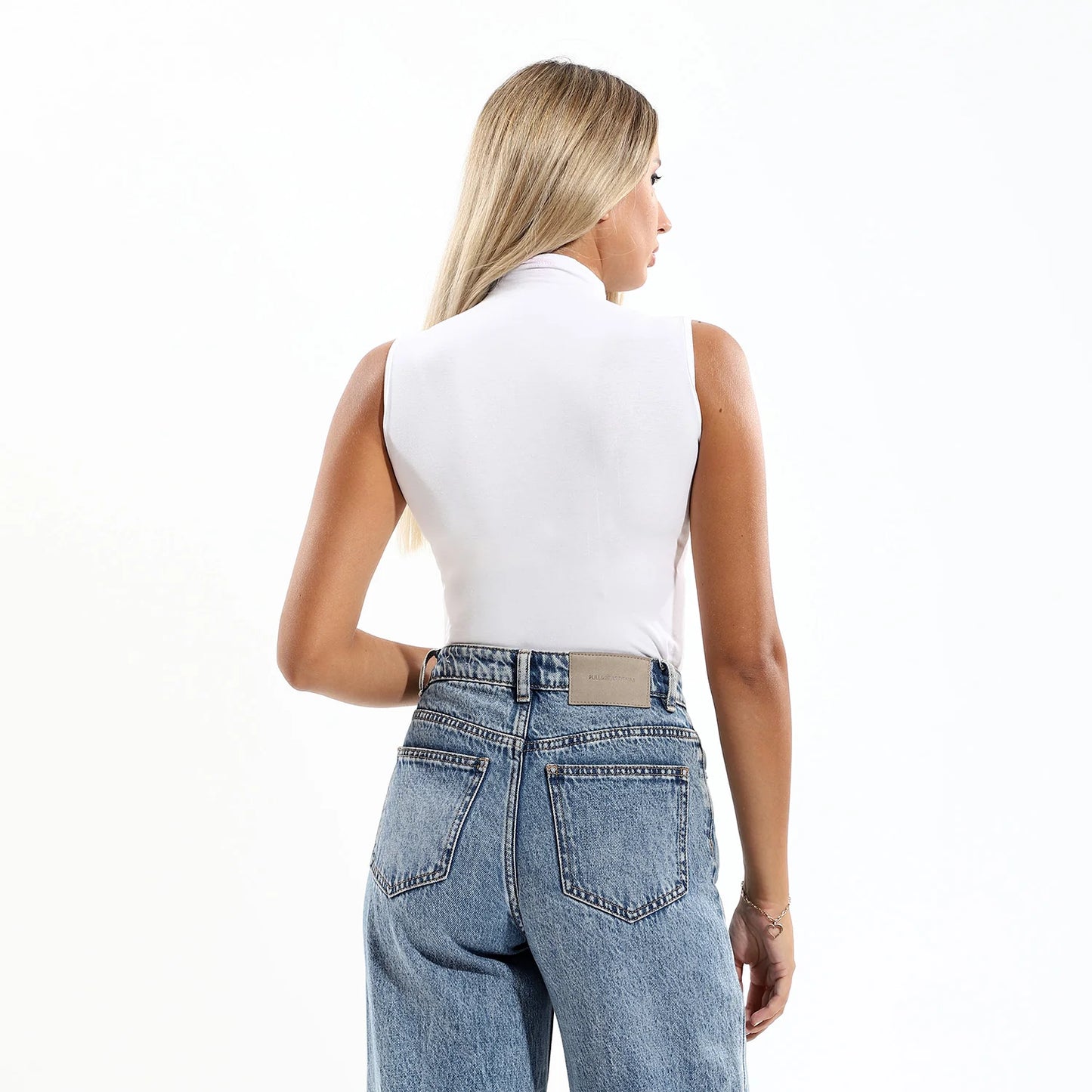 Cottonil® Women High Neck Cut Top