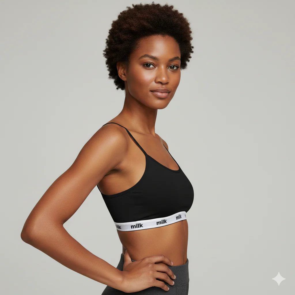 Milk® Sports Bra "Non Padded" Spaghetti Strap