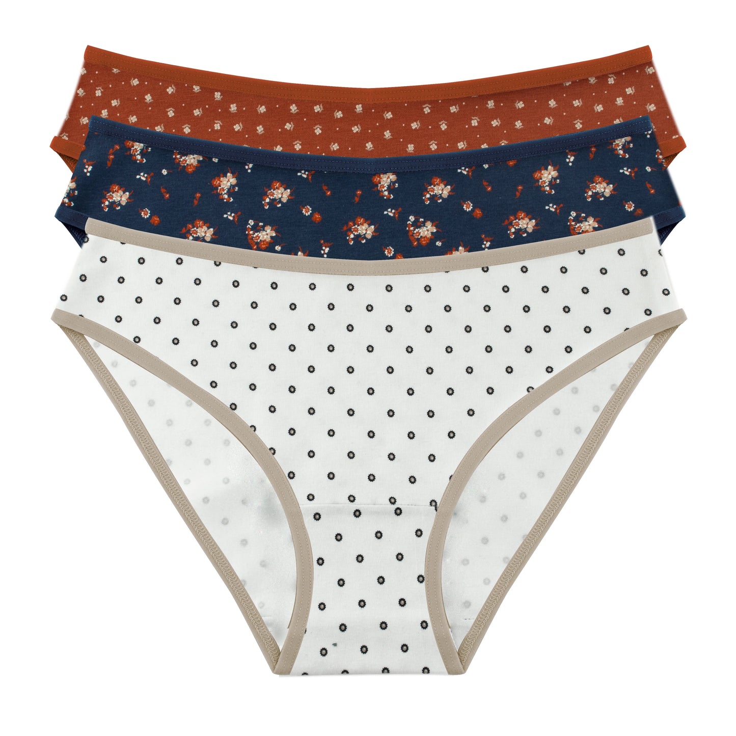Milk® Women Bikini 3-Pack Printed Design