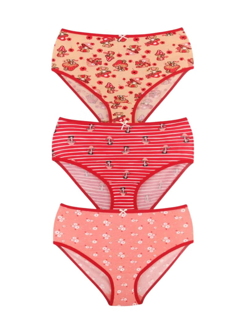 Karma® Women Briefs (Thin Waistband) 3-Pack Printed Designs