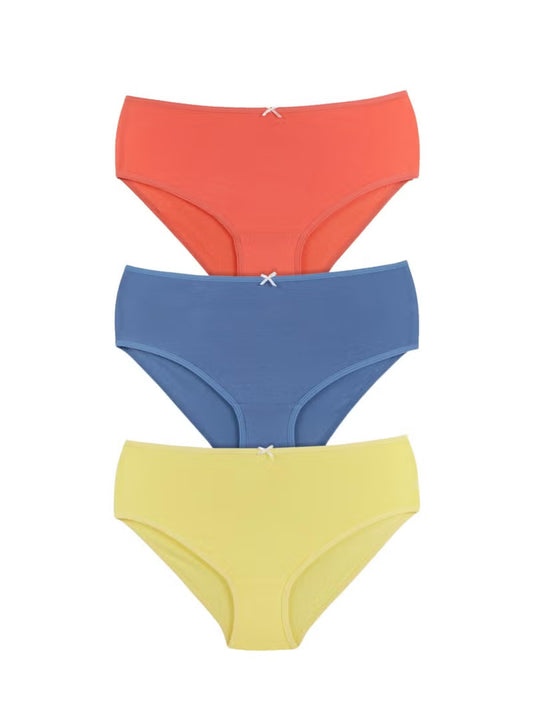 Karma® Women Briefs (Thin Waistband) 3-Pack Basic Solid Colors