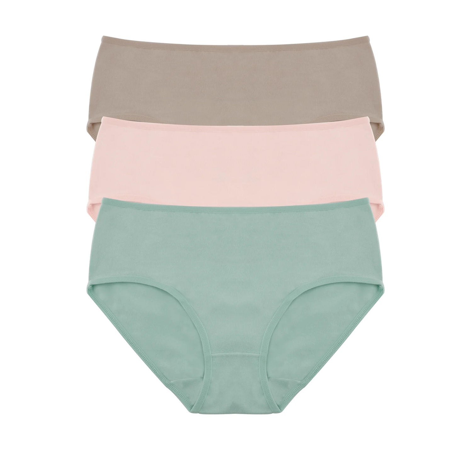Milk® Women Midi 3-Pack Basic Solid Colors