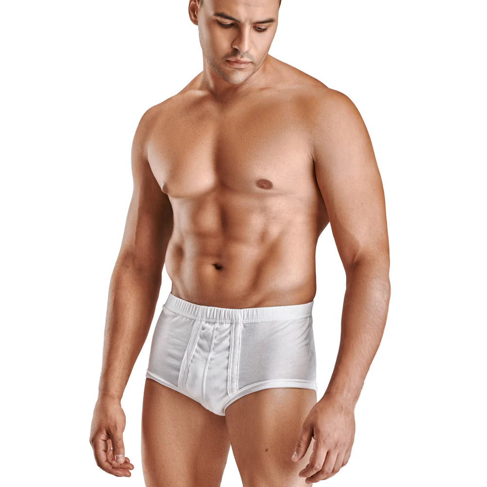 Embrator® Men’s Classic Premium 100% Cotton White Slip